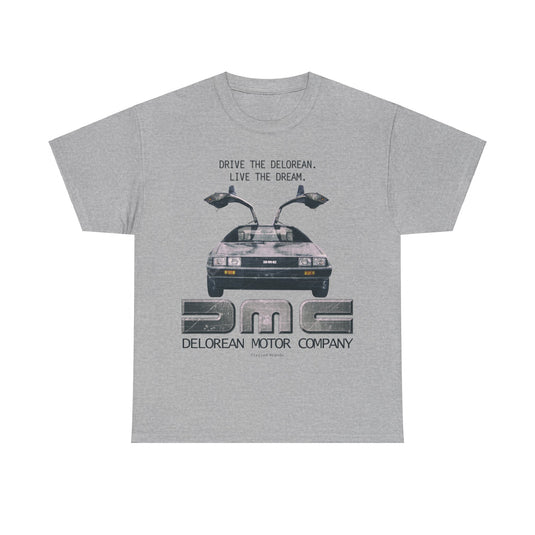 Delorean Motor Company Nostalgic Retro Logo Car T-shirt