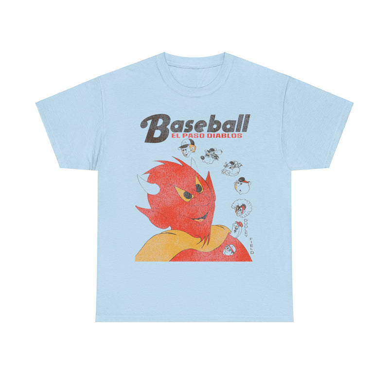 Load image into Gallery viewer, El Paso Diablos Nostalgic Retro Baseball Team T-shirt
