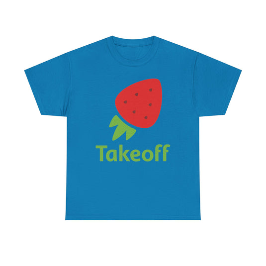 Takeoff Technologies T-Shirt Bankrupt Grocery Tech Company Defunct Logo Tee