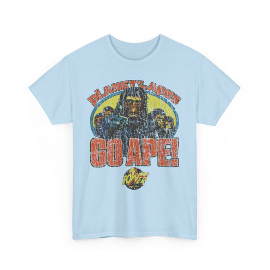 Planet of the Apes Go Ape Power Records Nostalgic T-shirt