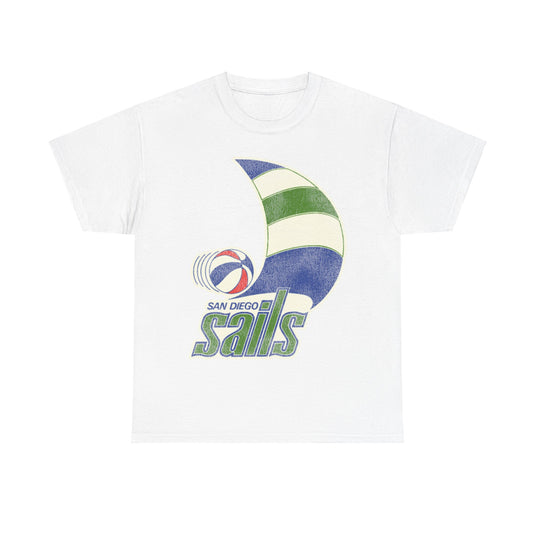 San Diego Sails Basketball Team Nostalgic Retro T-shirt