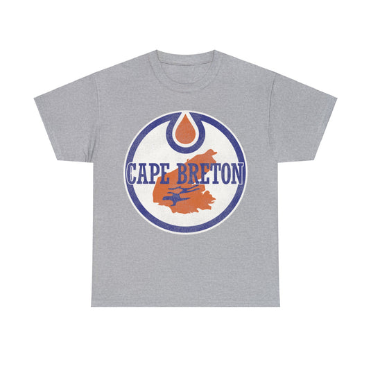 Cape Breton Oilers Hockey Team Nostalgic Logo T-shirt