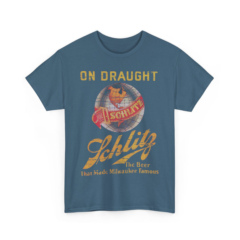 Load image into Gallery viewer, Schlitz Beer Milwaukee on Draught Wisconsin Brewery T-shirt
