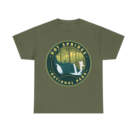 Hot Springs National Park Arkansas Round Logo T-shirt