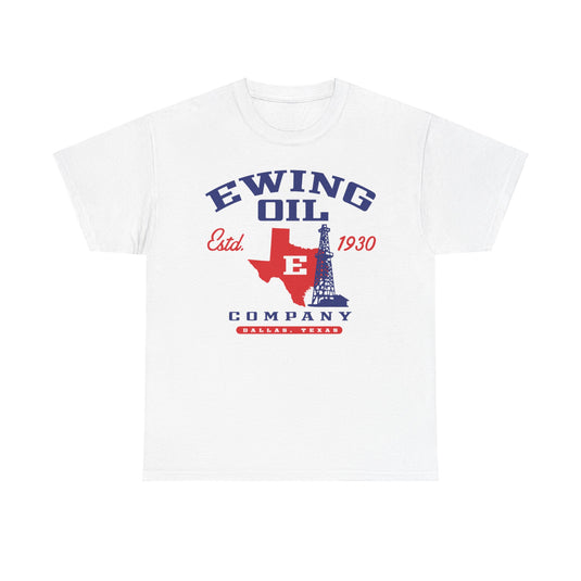 Ewing Oil Company Est 1930 Dallas Texas TV Show T-shirt