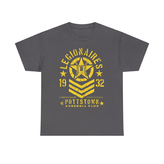 Pottstown Legionaires Est 1932 Pennsylvania Baseball T-shirt