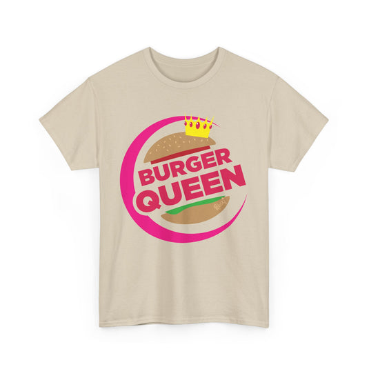 Burger Queen Fast Food Chain Vintage Logo Restaurant T-Shirt