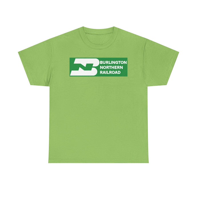 Burlington Northern Railroad Vintage Train Railway Logo T-Shirt