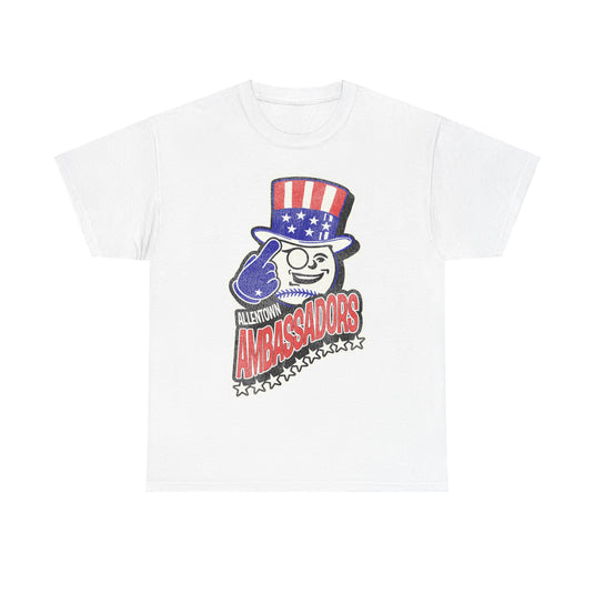 Allentown Ambassadors Nostalgic Retro Baseball T-shirt