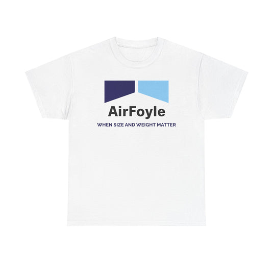 Air Foyle When Size and Weight Matter Vintage Airline Logo Aviation T-shirt