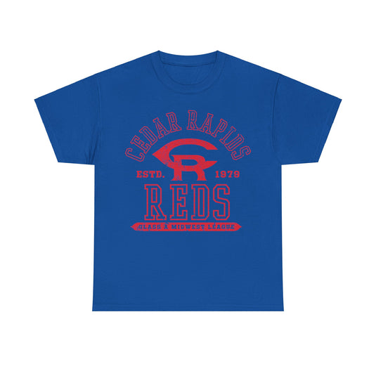 Cedar Rapids Reds Est 1979 Baseball Team T-shirt