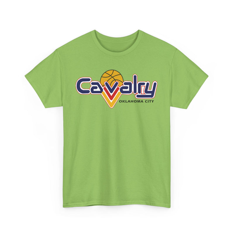 Load image into Gallery viewer, Oklahoma City Cavalry 1990-1997 CBA Basketball T-shirt
