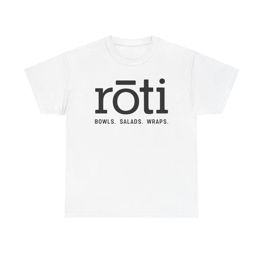 Roti Modern Mediterranean T-Shirt Defunct Restaurant Bankrupt Logo Tee