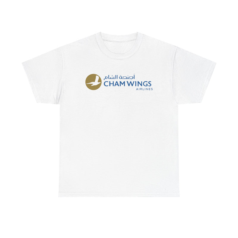 Load image into Gallery viewer, Cham Wings Airlines Syrian Carrier Logo T-Shirt Aviation
