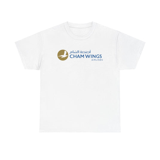 Cham Wings Airlines Syrian Carrier Logo T-Shirt Aviation