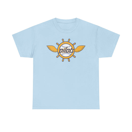 Seattle Pilots Gold Logo Nostalgic Retro Baseball Team T-shirt