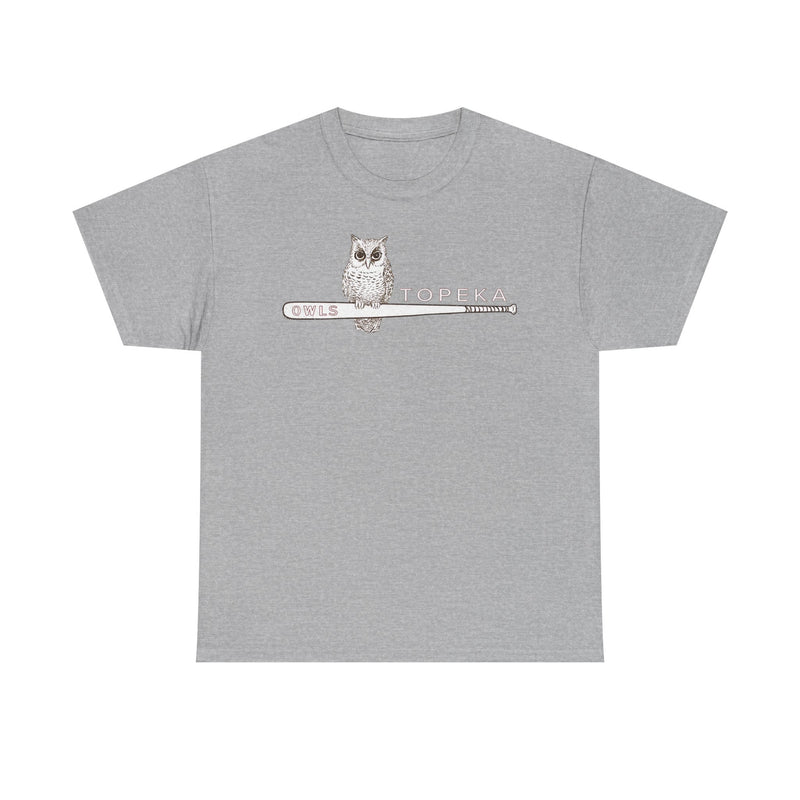 Load image into Gallery viewer, Topeka Owls Minor League Nostalgic Retro Baseball Team T-shirt
