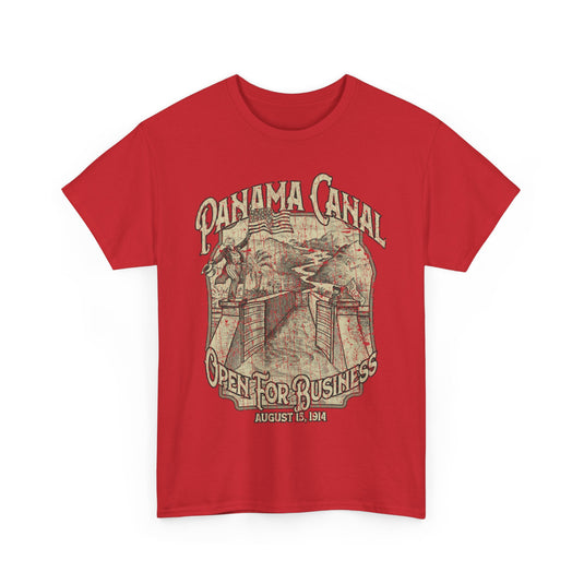 Panama Canal Open For Business 1914 Advertising T-shirt