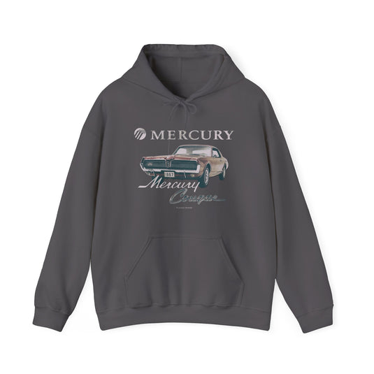 Mercury Cougar Classic Car Nostalgic Tribute Pullover Hoody