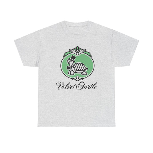 Velvet Turtle T-Shirt - Restaurant Industry Defunct Logo Tee