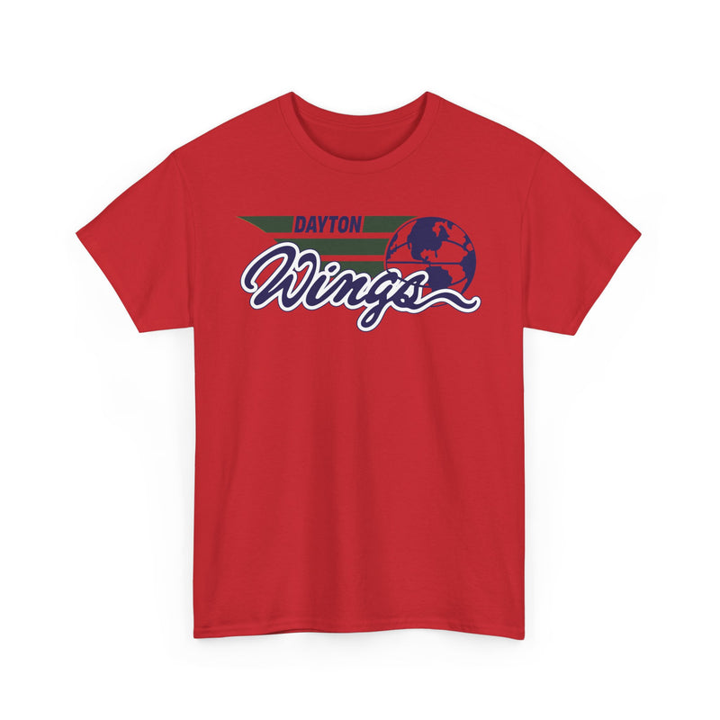 Load image into Gallery viewer, Dayton Wings Ohio World Basketball League 1991-1992 T-shirt
