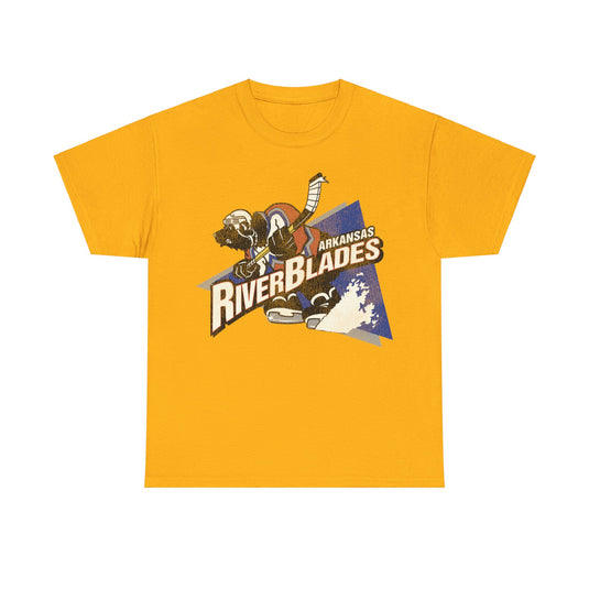 Arkansas Riverblades Logo Hockey Team T-shirt