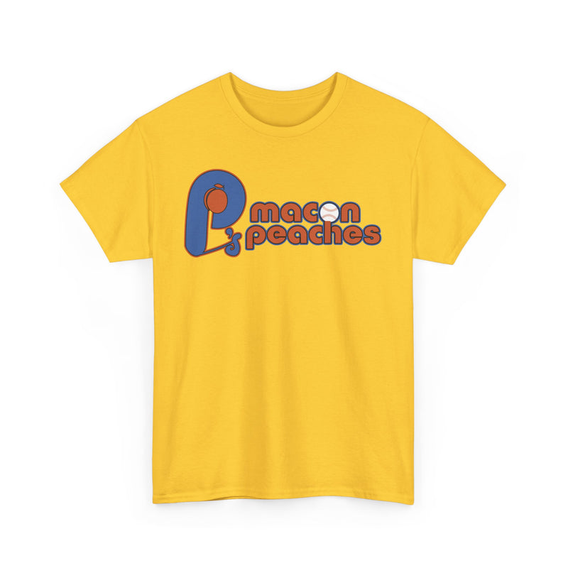 Load image into Gallery viewer, Macon Peaches Georgia South Atlantic League Baseball 1980-1982 T-shirt
