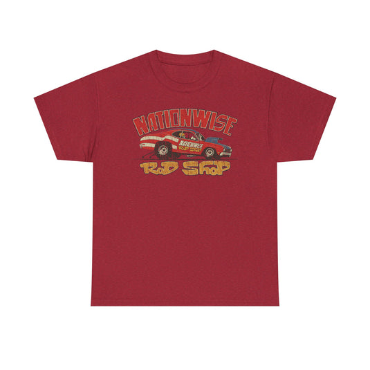 Nationwise Rod Shop 1974 Double Logo Ohio Auto Parts T-shirt