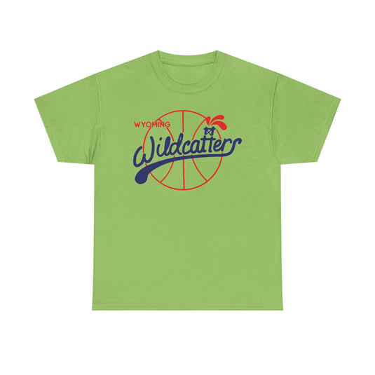Wyoming Wildcatters Basketball 1982-1988 Continental Association T-shirt