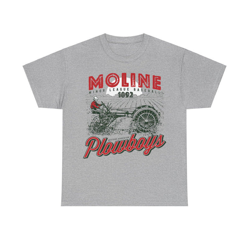 Load image into Gallery viewer, Moline Plowboys Est 1892 Illinois Baseball T-shirt
