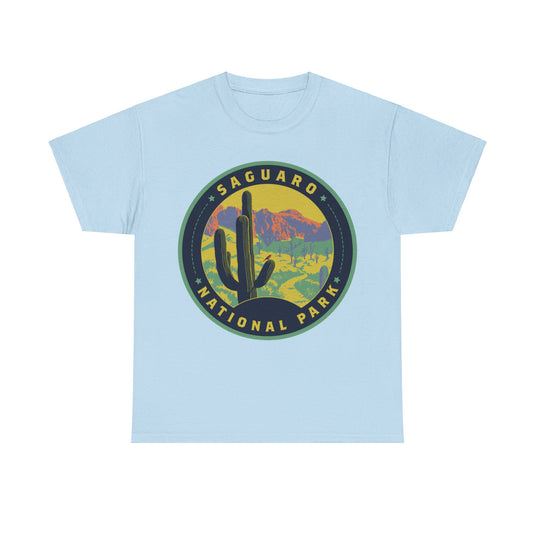 Saguaro National Park Arizona Round Logo T-shirt