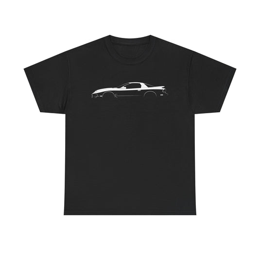 Pontiac Firebird Trans Am WS6 Ram Air 2002 Silhouette Car T-shirt
