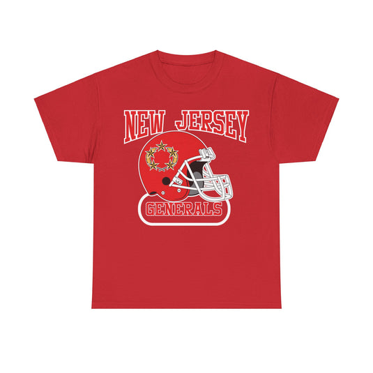 New Jersey Generals Helmet Logo Football Team T-shirt