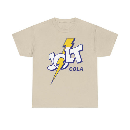 Jolt Cola Soft Drink Soda Logo T-shirt