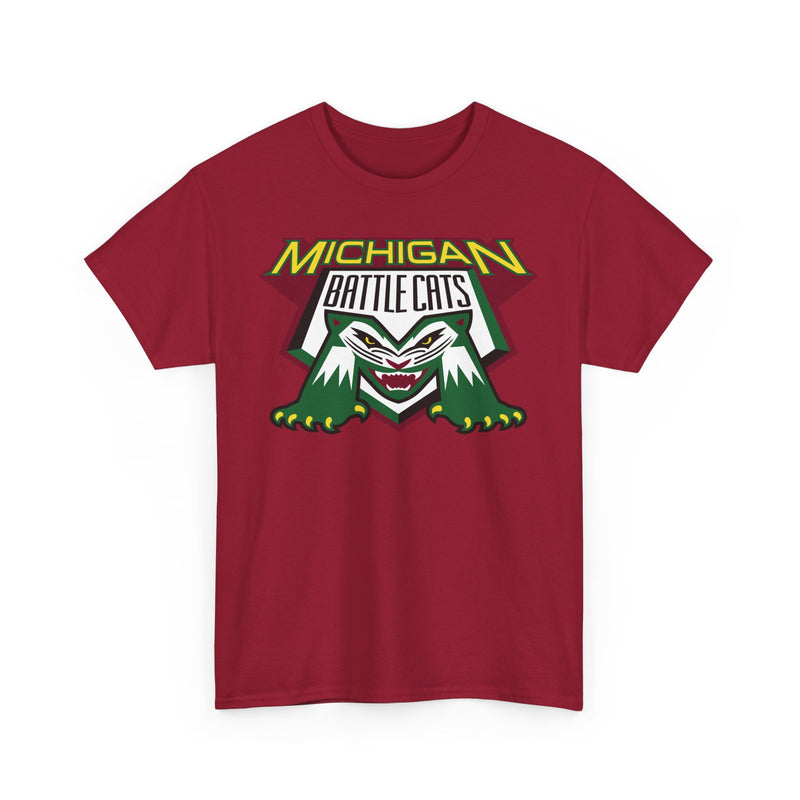 Load image into Gallery viewer, Michigan Battle Cats Midwest League 1995-2002 Baseball T-shirt
