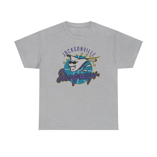 Jacksonville Stingrays Florida World Basketball League 1992 T-shirt