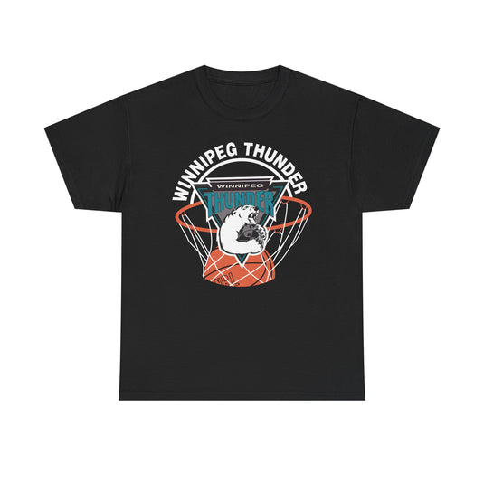 Winnipeg Thunder Basketball 1992-1994 World Basketball League T-shirt