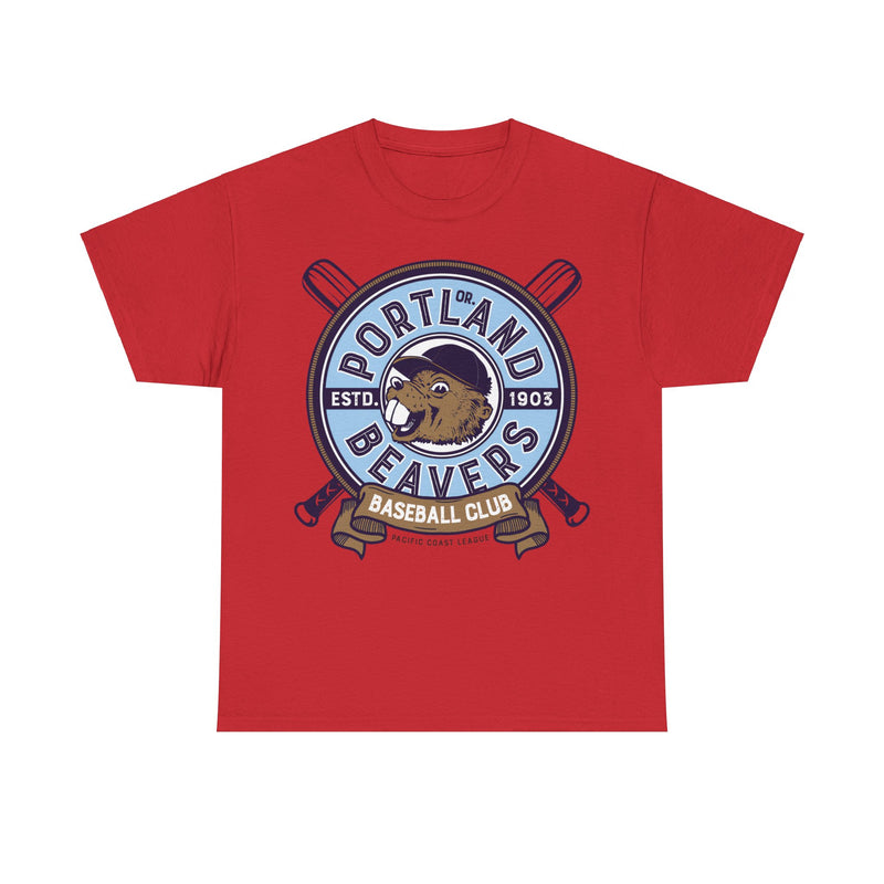 Load image into Gallery viewer, Portland Beavers Oregon Est 1903 Baseball Team T-shirt
