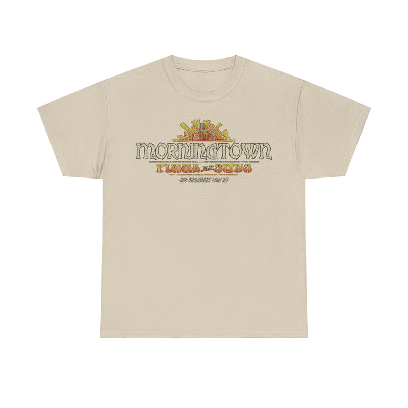 Load image into Gallery viewer, Morningtown Pizza Subs 1969 Restaurant Distressed Print T-shirt
