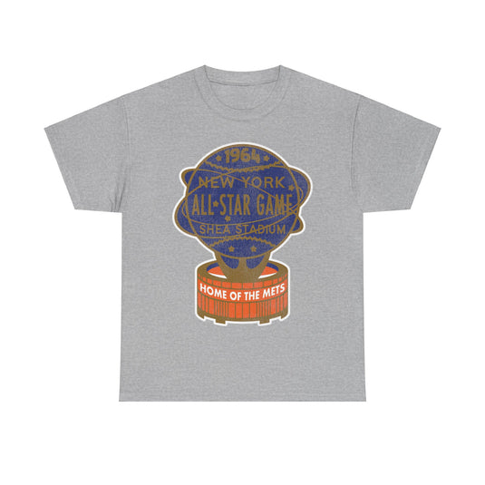 Shea Stadium 1964 New York Nostalgic Retro Baseball Team T-shirt