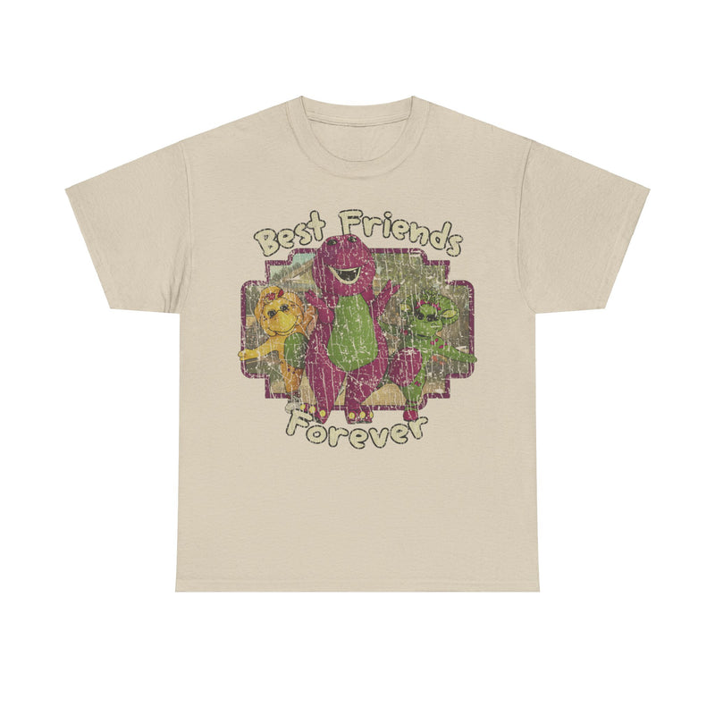 Load image into Gallery viewer, Best Friends Forever 1992 Purple Dinosaur Nostalgic Retro T-shirt
