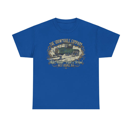 The Snowmobile Company 1922 West Ossipee New Hampshire Car Snow Logo T-shirt