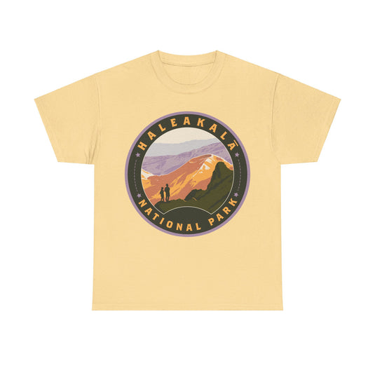 Haleakala National Park Hawaii Round Logo T-shirt