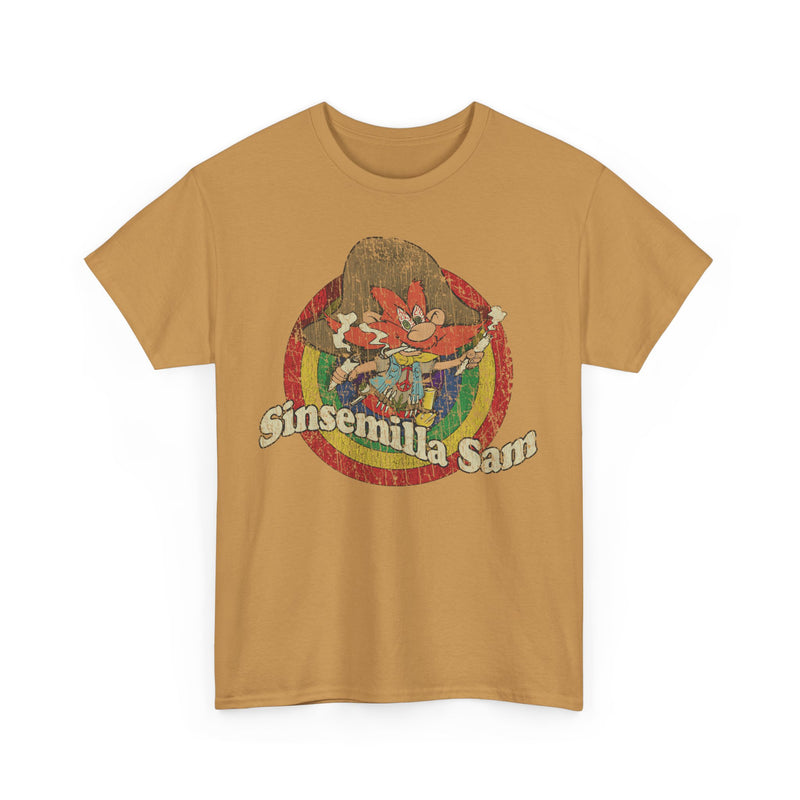 Load image into Gallery viewer, Sinsemilla Sam 1982 Cannabis Cowboy Peace T-shirt
