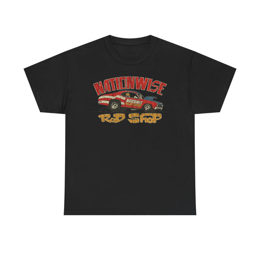 Nationwise Rod Shop 1974 Double Logo Ohio Auto Parts T-shirt