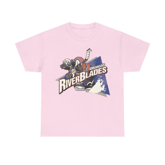 Arkansas Riverblades Logo Hockey Team T-shirt