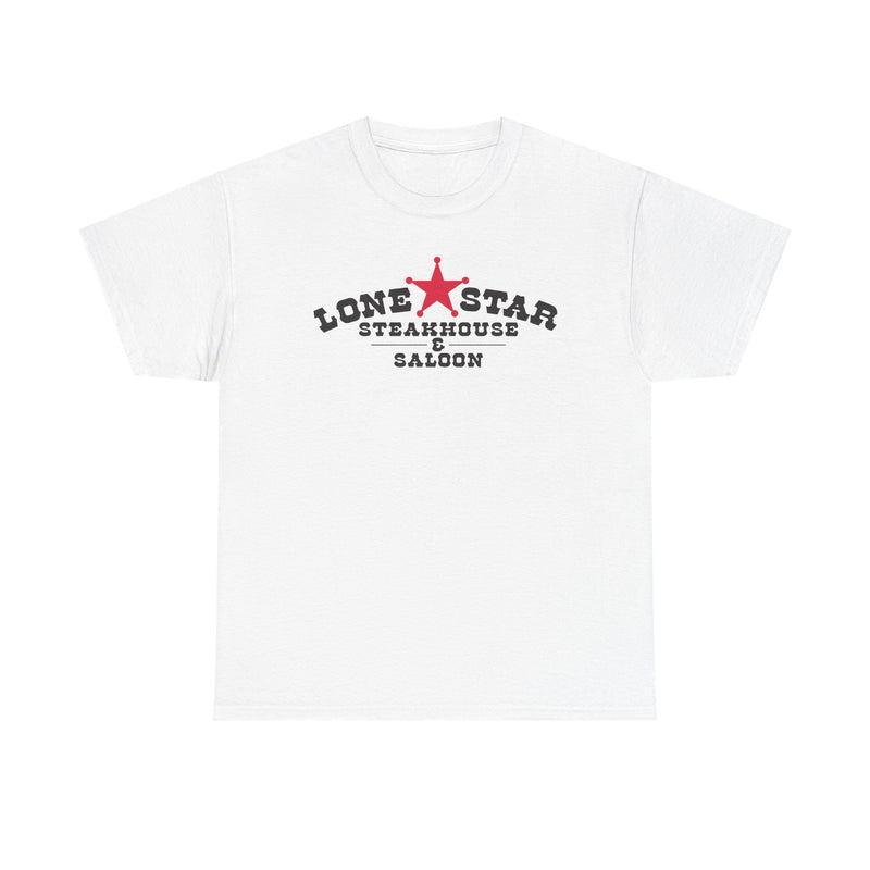 Load image into Gallery viewer, Lone Star Steakhouse T-Shirt - Restaurant Industry Bankrupt Logo Tee
