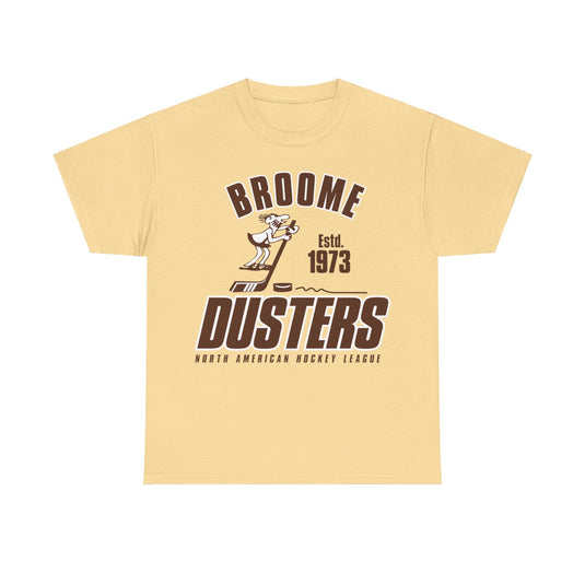 Broome Dusters Hockey Team 1973 Nostalgic Retro T-shirt