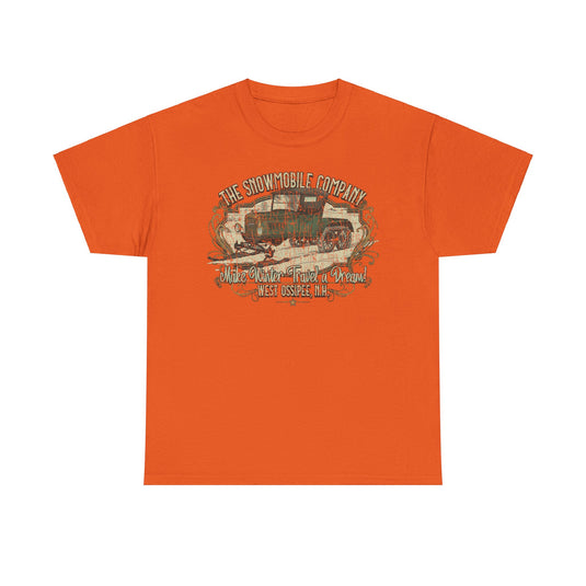 The Snowmobile Company 1922 West Ossipee New Hampshire Car Snow Logo T-shirt