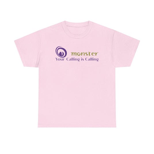 Monster Worldwide T-Shirt - Job Search Employment Industry Logo Tee